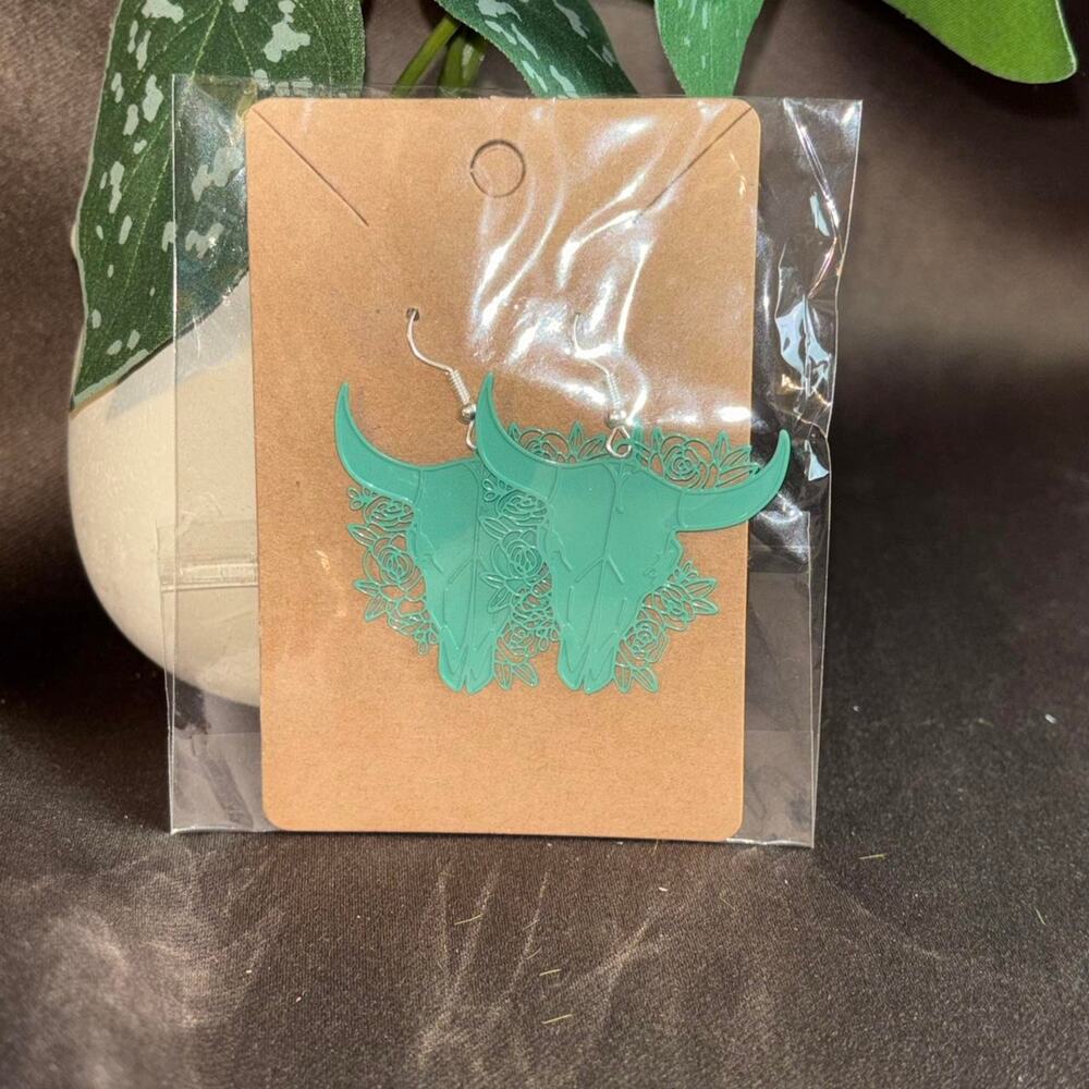 Longhorn earrings new